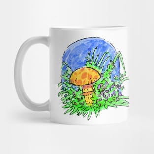 Neon mushroom Mug